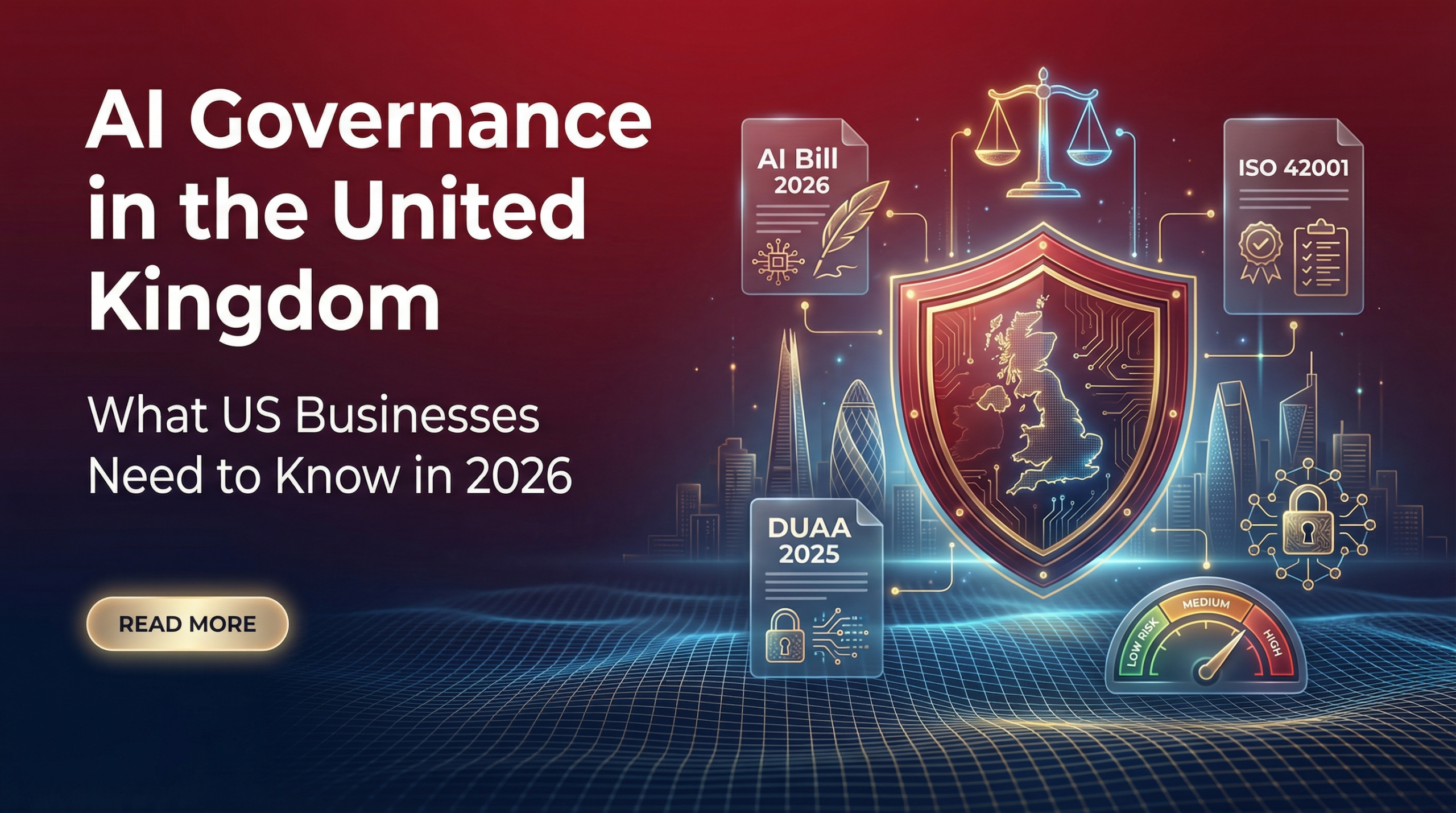 UK AI governance framework illustration