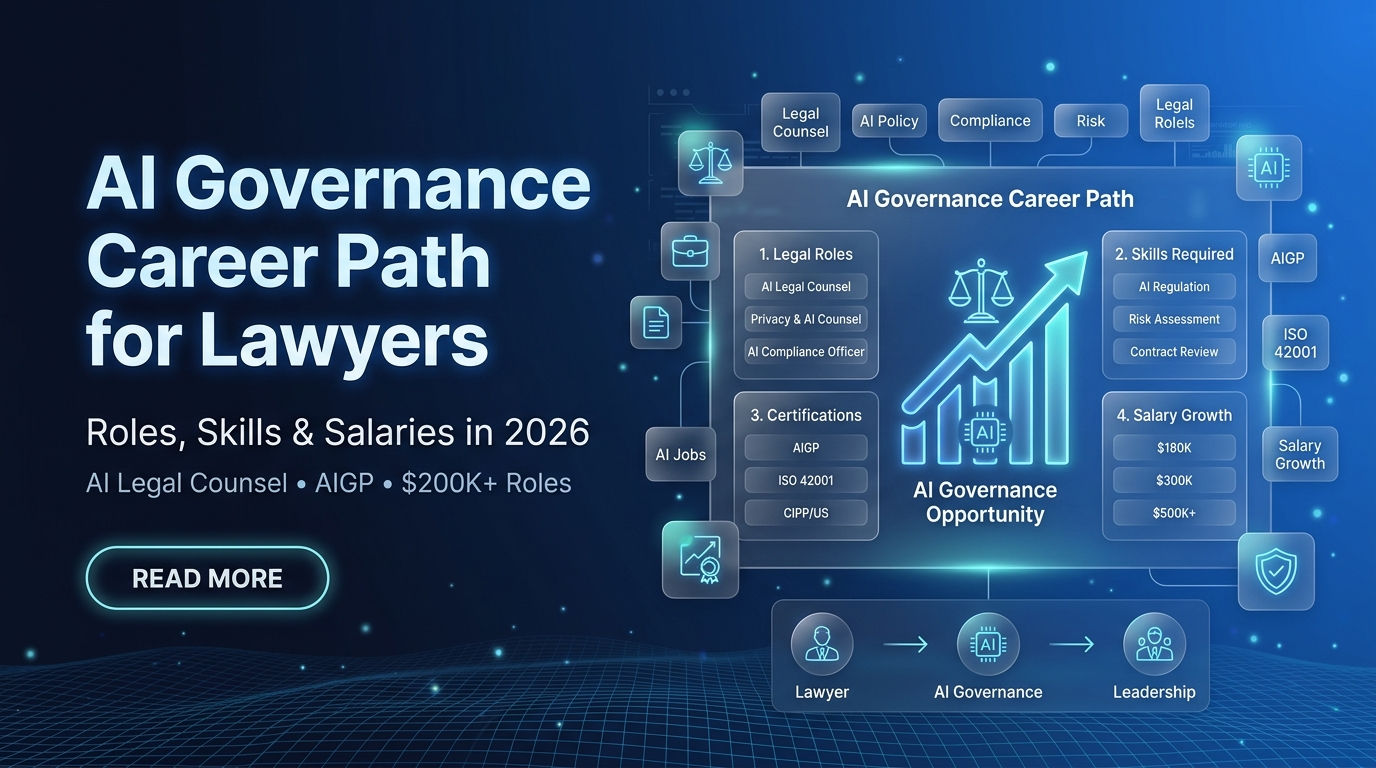 ai governance career path for lawyers