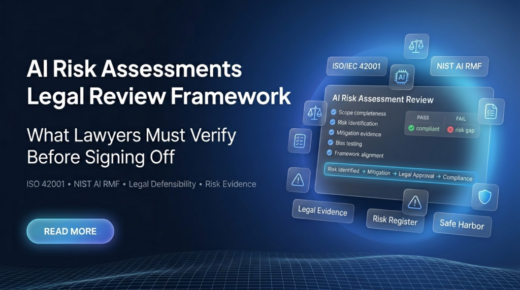 ai risk assessment legal review framework