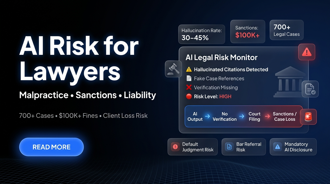 ai risk lawyers malpractice sanctions
