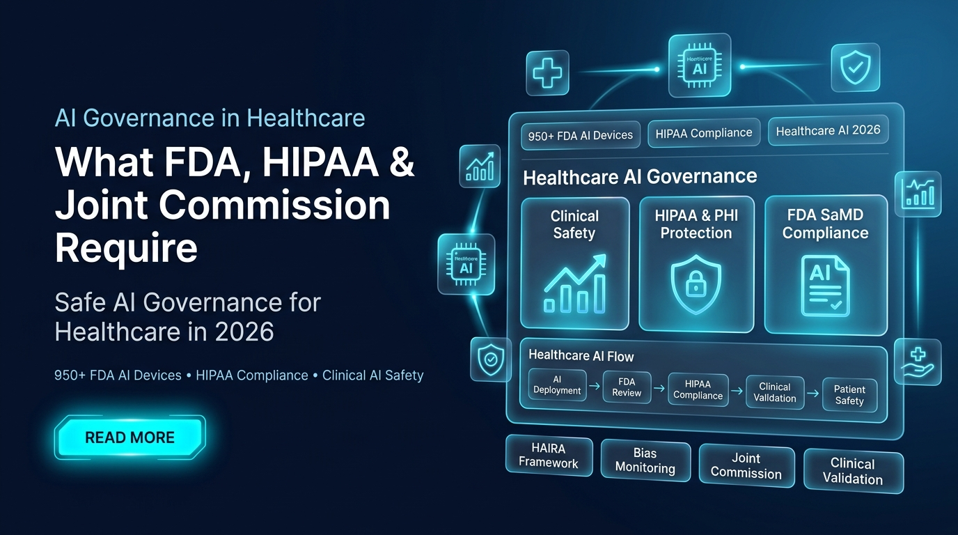 ai governance healthcare fda hipaa joint commission