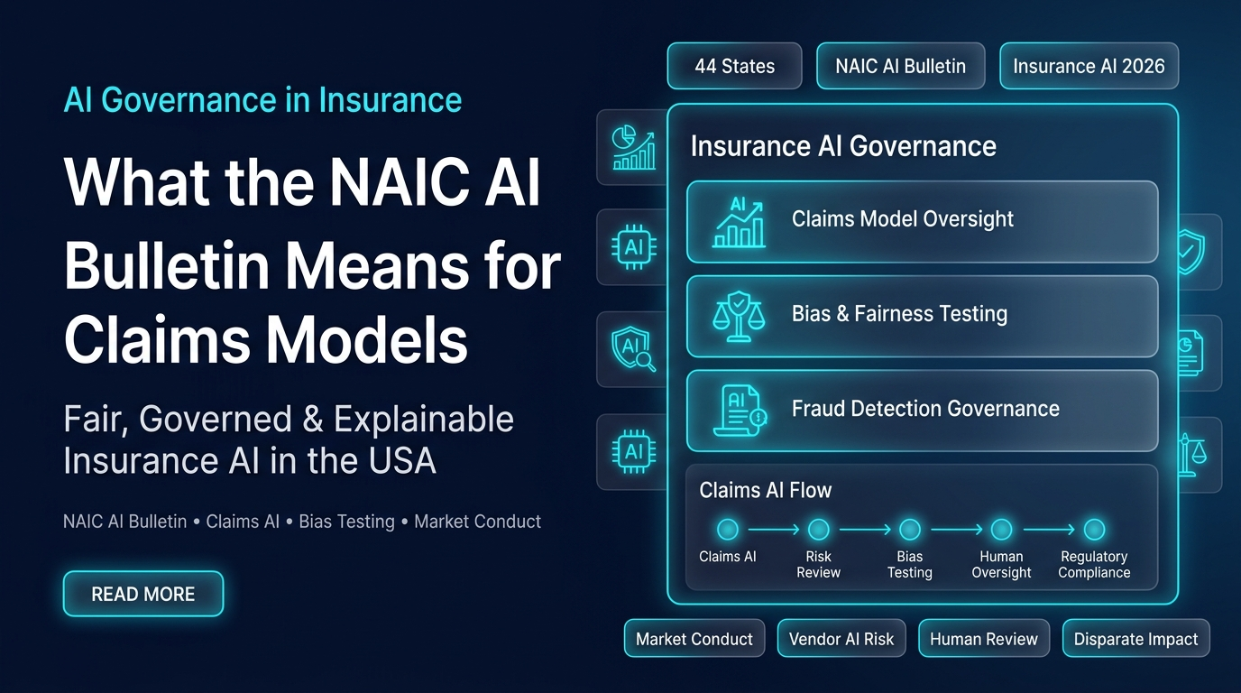 ai governance insurance naic ai bulletin claims models usa
