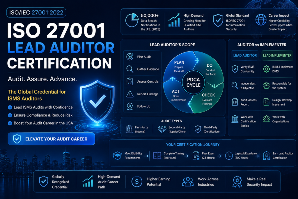 ISO 27001 Lead Auditor Certification for ISMS Auditors
