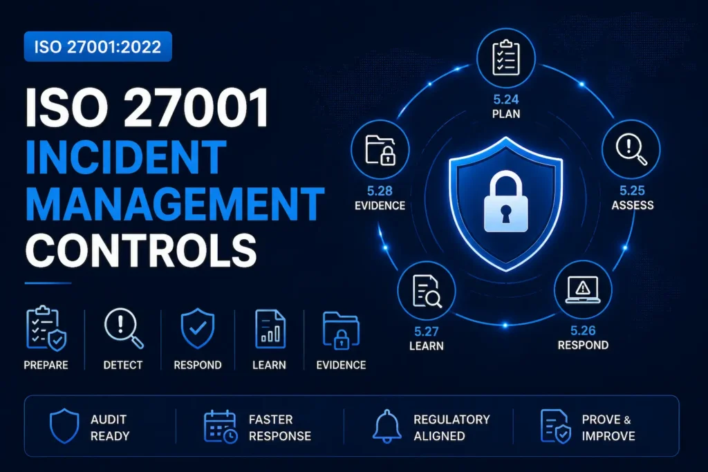 iso 27001 incident management controls for response and records