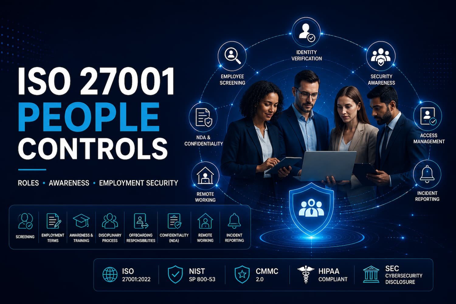 iso 27001 people controls roles awareness and employment security