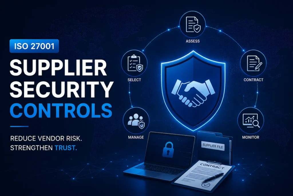 iso 27001 supplier security controls for vendor risk and contracts