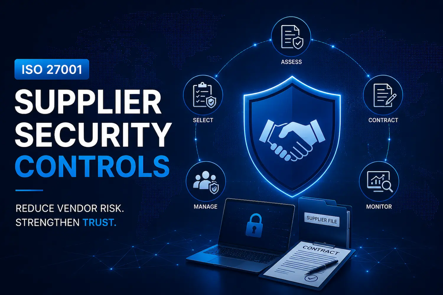 iso 27001 supplier security controls for vendor risk and contracts